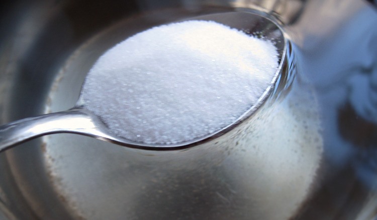 Раствор можно создать из стакана соли, который разводится 10 л воды. После того как жидкость высохнет, на растении появится пленка, которая будет защитой от распространения грибка